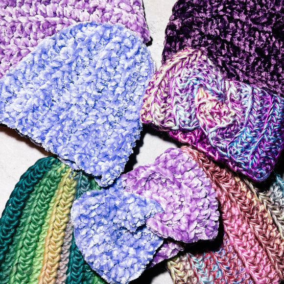 Mini crochet preemie beanie-donation