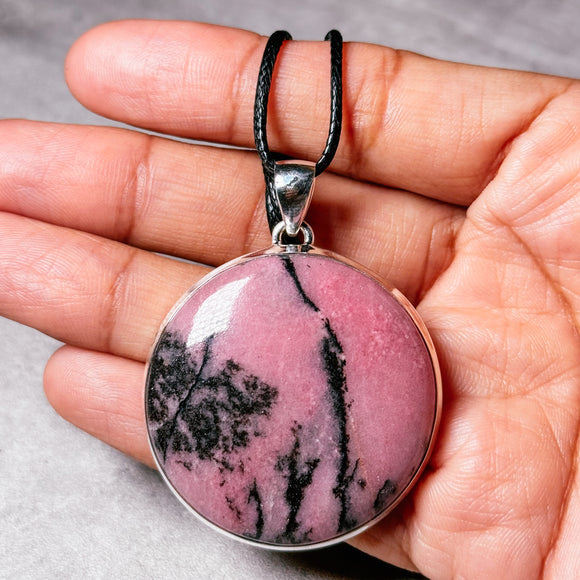 Rhodonite 925 pendant