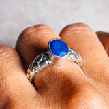 Lapis lazuli 925 ring sz10.25