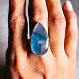 Labradorite 925 adjustable ring