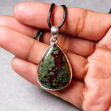 Dragon bloodstone 925 pendant