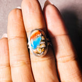 Spiny oyster Turquoise 925 sz5.6 ring