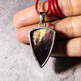 Red Labradorite 925 pendant