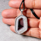 Trapiche amethyst 925 pendant