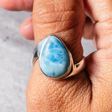 Larimar 925 sz10.25 ring