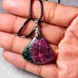 Ruby zoisite 925 pendant