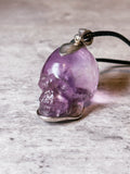 Ametrine skull 925 pendant