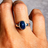 Black opal 925 sz6 ring