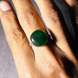 Jade sz8 925 ring