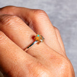 Ethiopian opal 925 ring sz8