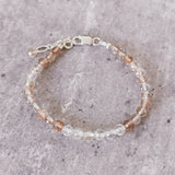 Imperial topaz 925 bracelet