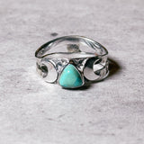 Kingman Turquoise 925 sz7.5 ring