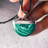 Malachite 925 pendant