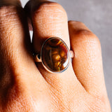 Mexican fire agate 925 sz7.25 ring