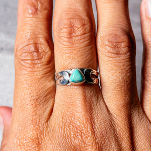 Kingman Turquoise 925 sz7.5 ring