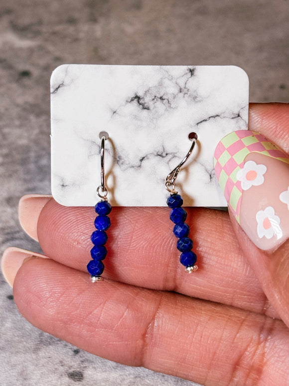 Lapis lazuli 925 dangles