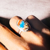 Spiny oyster Turquoise 925 sz5.6 ring