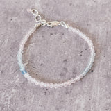 Multi beryl 925 bracelet