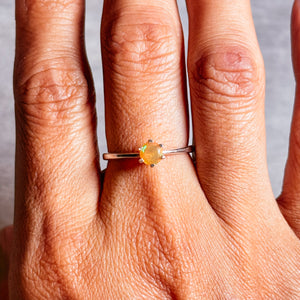 Ethiopian opal 925 ring sz7.75