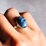 Pietersite 925 adjustable ring