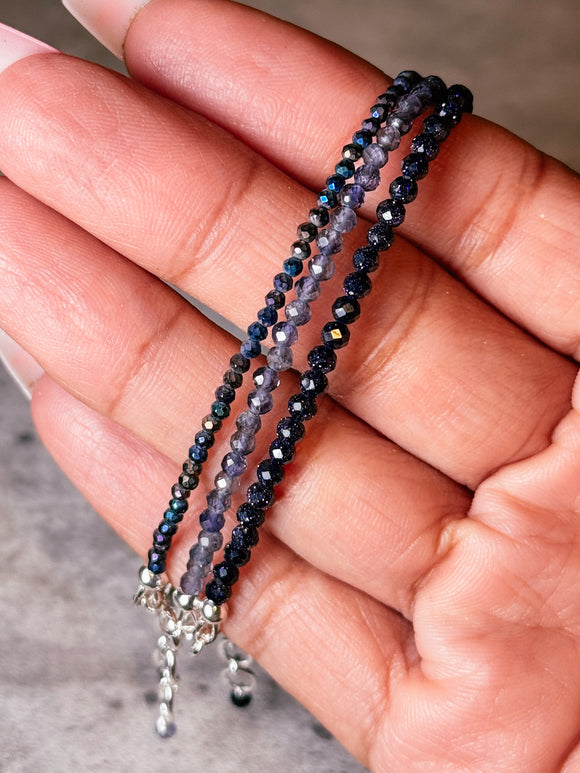 Aura blue 925 bracelet bundle