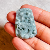 Guatemala jade dragon carving