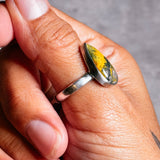 Bumblebee jasper 925 s10.5 ring