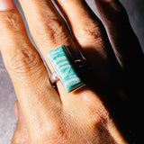 Amazonite sz10 925 ring