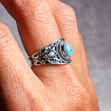 Larimar 925 sz8 ring