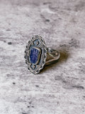 Tanzanite 925 ring sz9