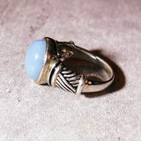 Angelite sz8 925 ring