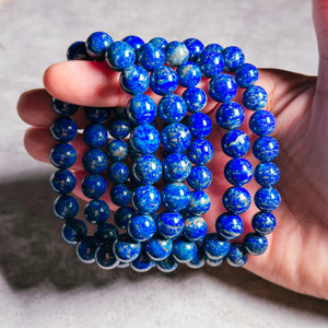 Lapis lazuli stretch bracelet