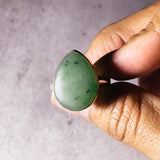 Nephrite Jade sz9 925 ring