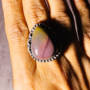 Polychrome jasper sz9 925 ring