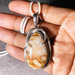 Ocean jasper 925 pendant