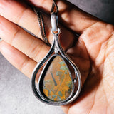 Fruit jasper 925 pendant