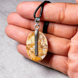 Mookaite citrine 925 pendant