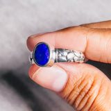 Lapis lazuli 925 ring sz10.25