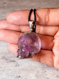 Ametrine skull 925 pendant