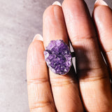 Amethyst 925 sz5.75 ring