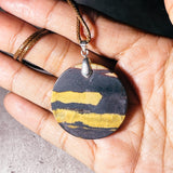 Hematite jasper 925 pendant