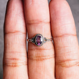 Amethyst 925 sz7 ring