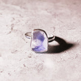 Lavender moon quartz 925 sz8.25 ring