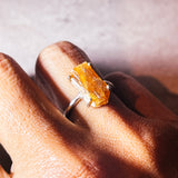 Orange kyanite 925 sz5.8 ring