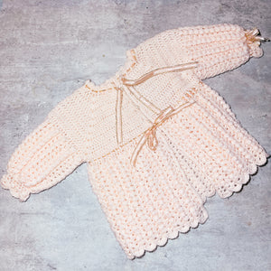 Handmade baby crochet cardigan