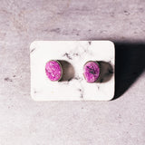 Cobalto calcite 925 studs