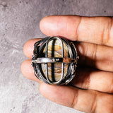 Picture jasper sz8.5 925 ring