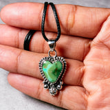 Palomino turquoise 925 heart pendant