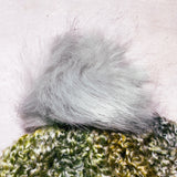 Stella crotchet Pom Pom beanie