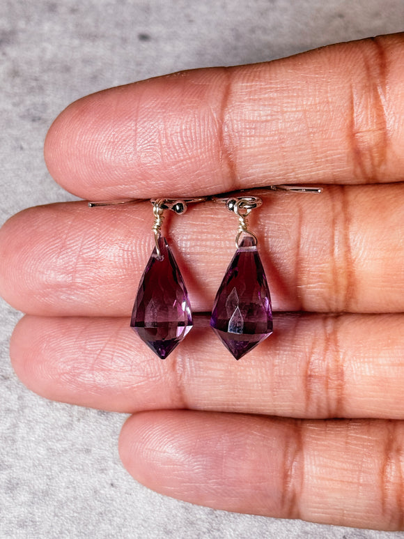Amethyst chandelier 925 dangles